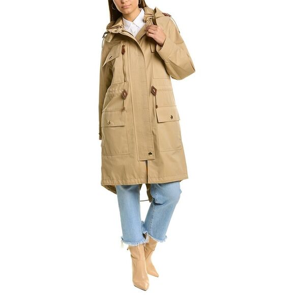 Burberry Womens Parka, Brown - Picture 3 of 5